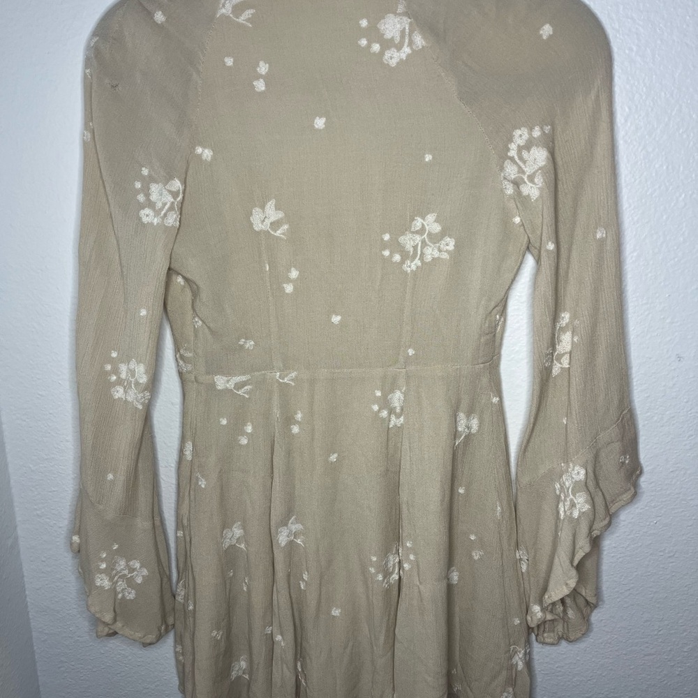 Free People Long Sleeve Floral Mini Dress | Size 2 | $30 - Picture 5 of 6